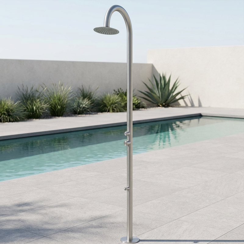 Ideal Gartendusche Norderney Edelstahl V2A