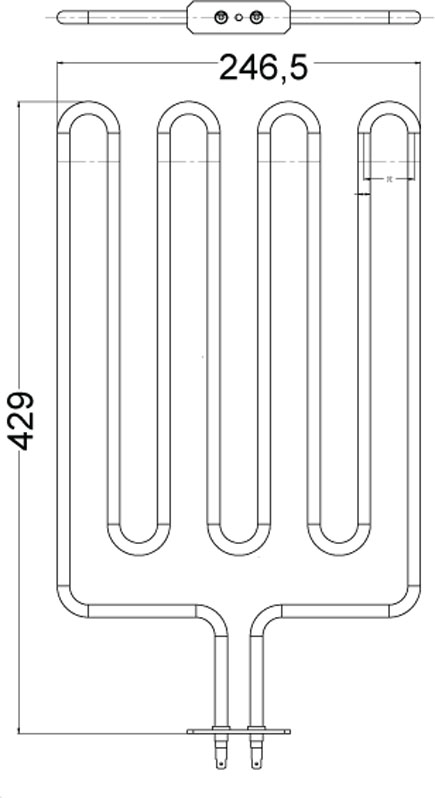 Heizstab EOS Saunaofen 2666 W 2001.3158