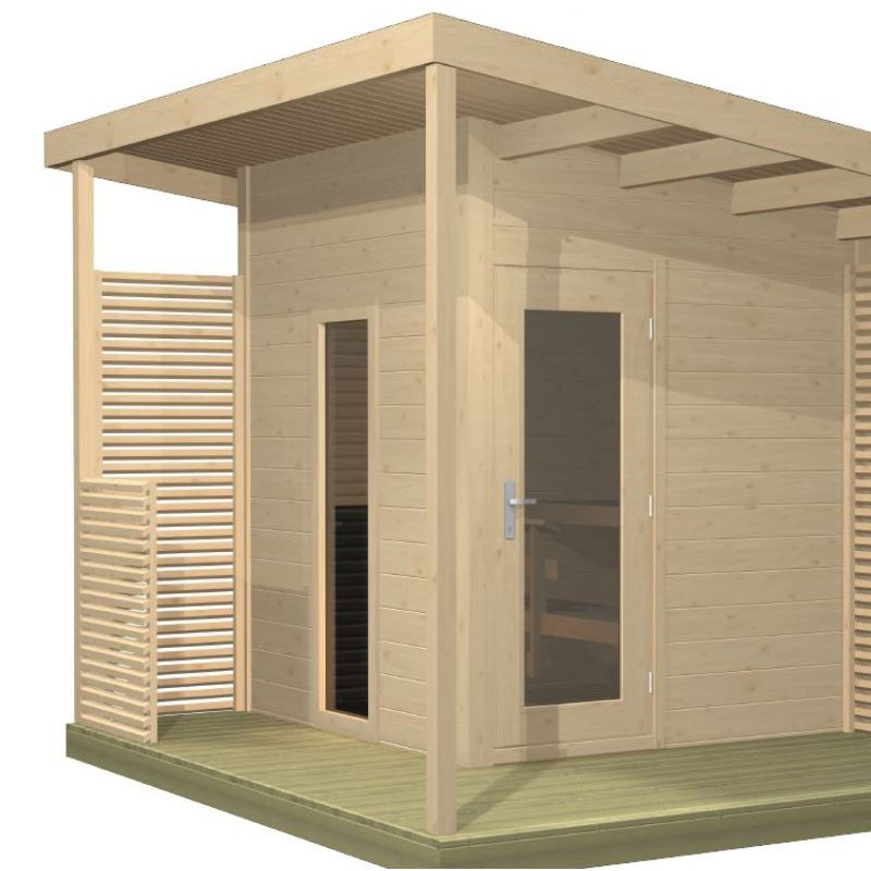 Harvia Gartensauna Solide Compact bis 4 Personen