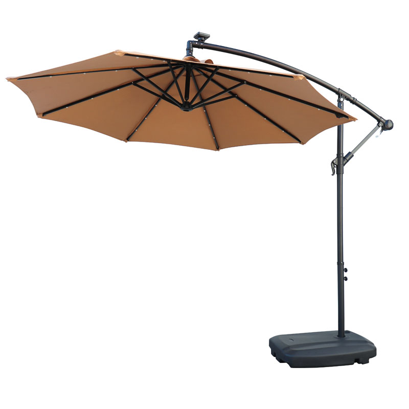 Sonnenschirm Parasol 2,5 Meter mit LED