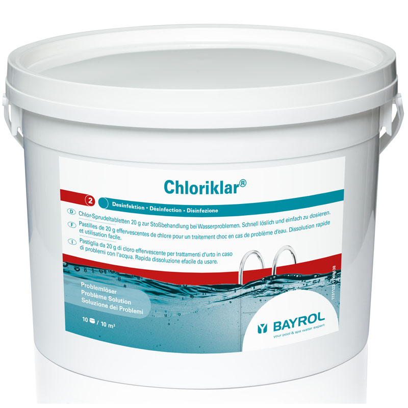 Bayrol Chloriklar 3 kg mit Clorodor Control Kapsel