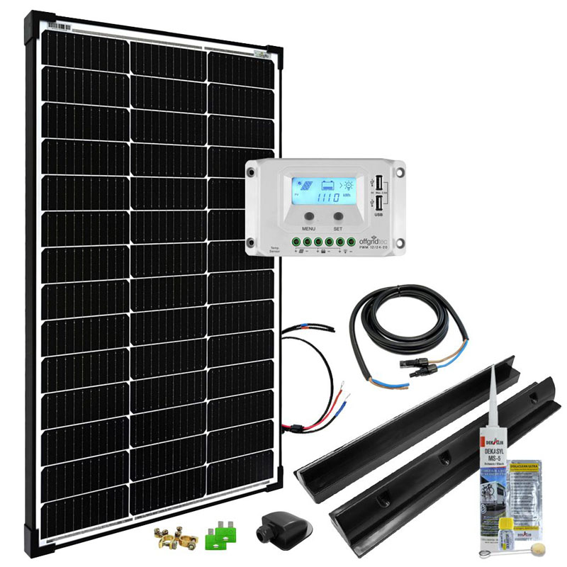 Offgridtec mPremium L-100W 12V Wohnmobil Solaranlage