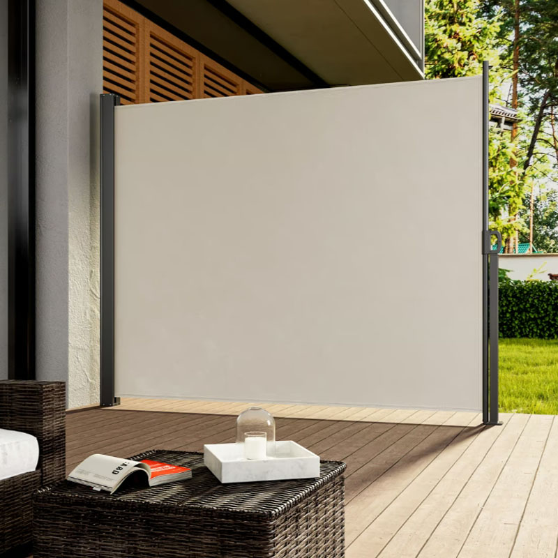 Seitenmarkise Nosara Creme 180x300cm ausziehbar