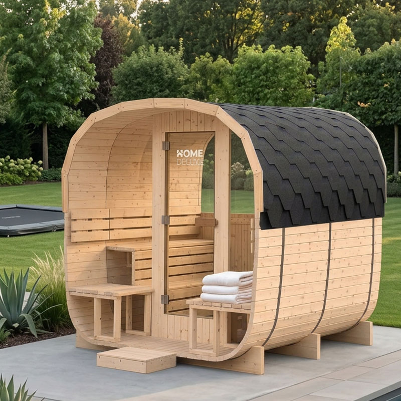 Gartensauna Hygge Deluxe 230 x 220 cm