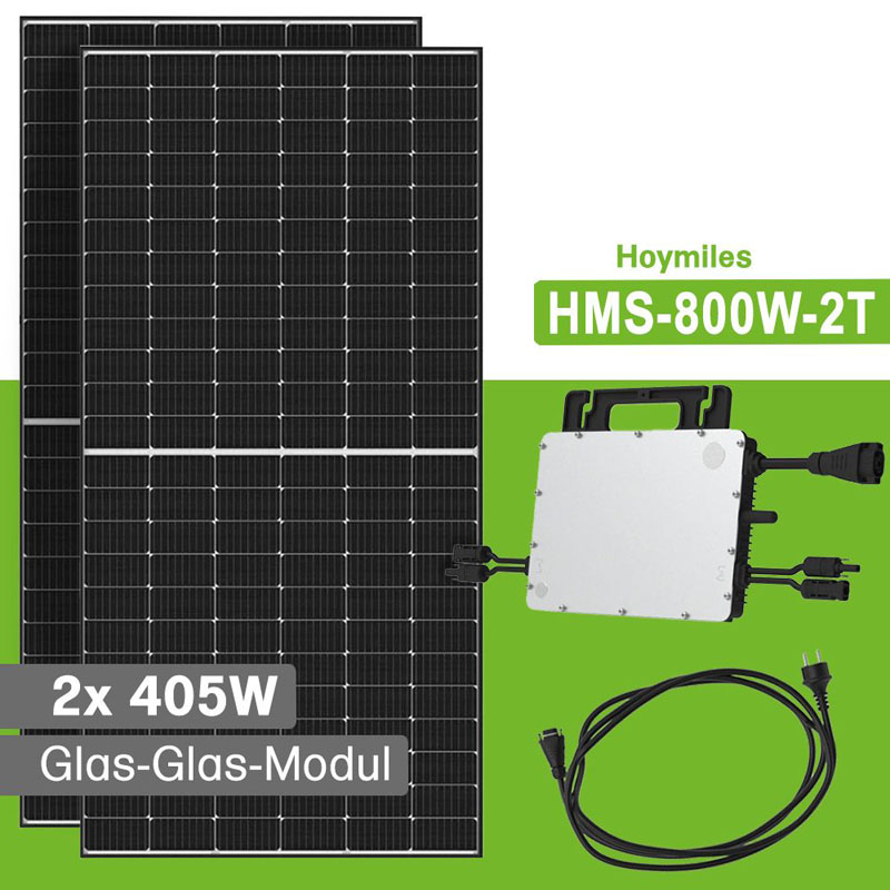 Luxen Solar Balkonkraftwerk 810 Watt Hoymiles HMS-800W-2T