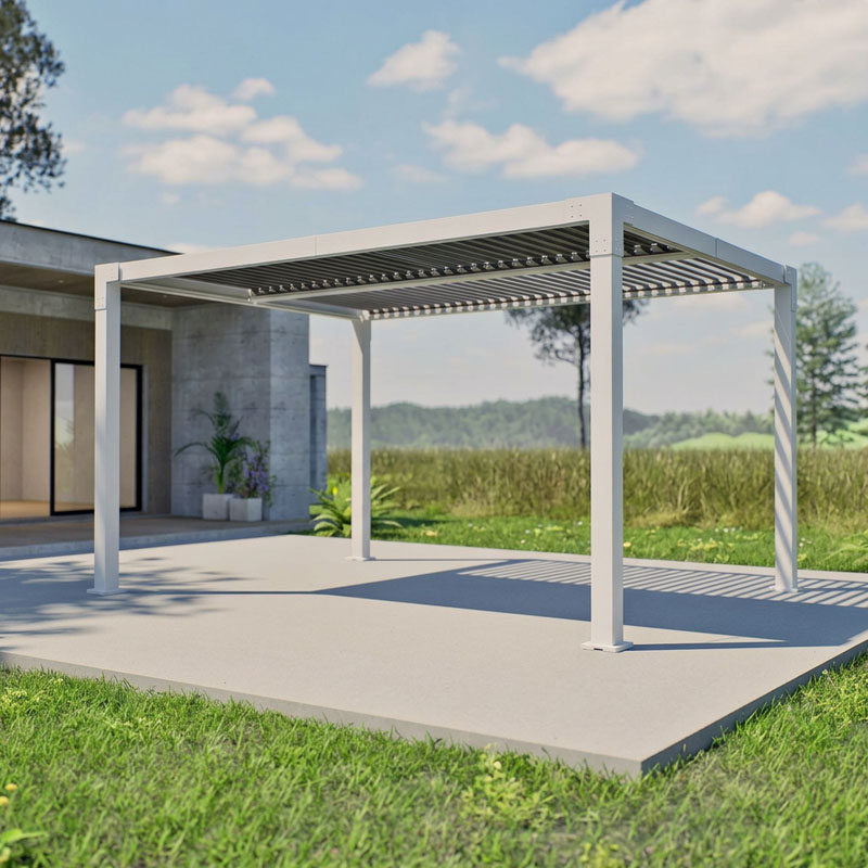Hana 1013 | Aluminium Pergola mit Lamellendach | 3x4 m