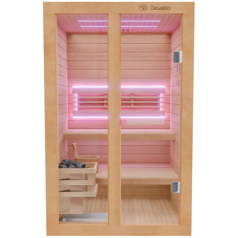 Finnische Sauna Tofino 120 x 140 cm