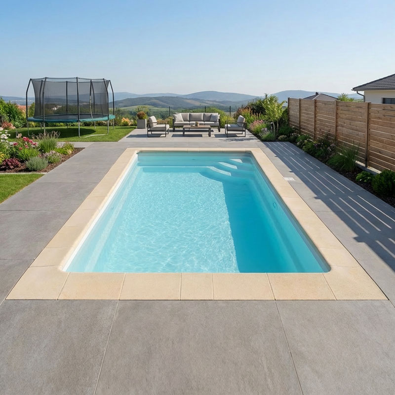 GFK Polyesterpool Norma 5,00 x 2,50 m