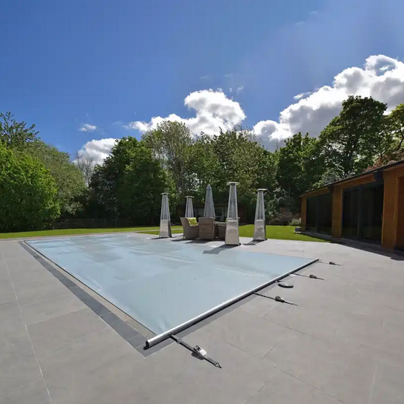 Walu Poolabdeckung Prestige | Sicherheitsabdeckung Stangenabdeckung | individuelles Maß | Maximale Traglast & Kinderschutz