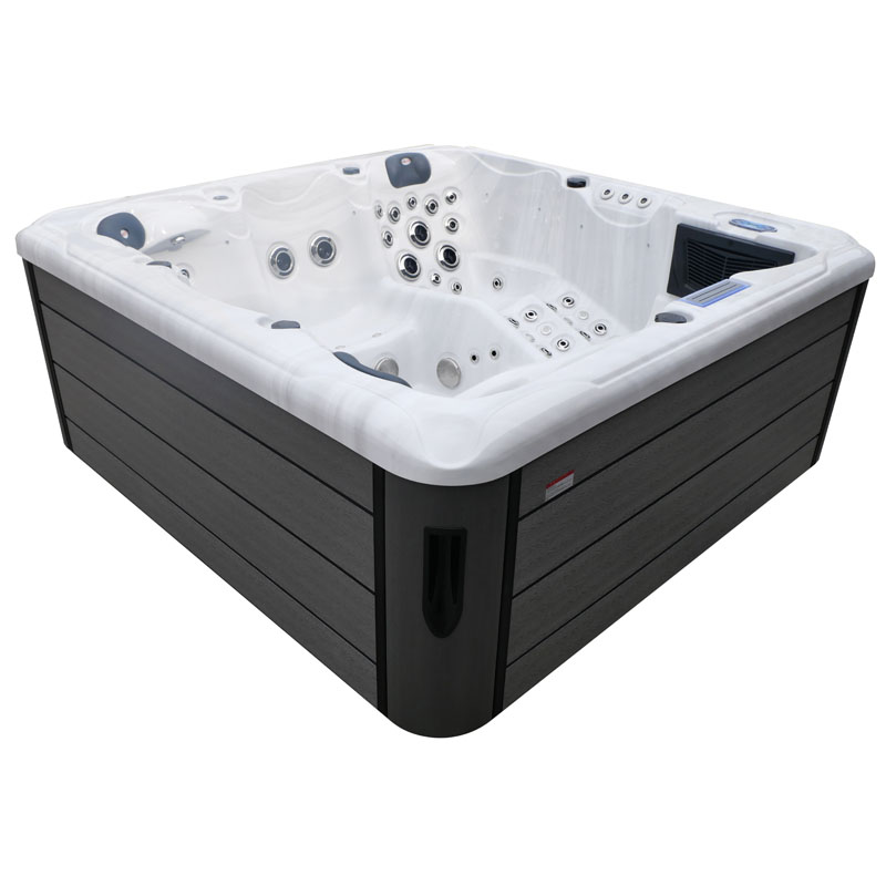 Outdoor Whirlpool Hawaii White Marble 220 x 220 x 95 cm