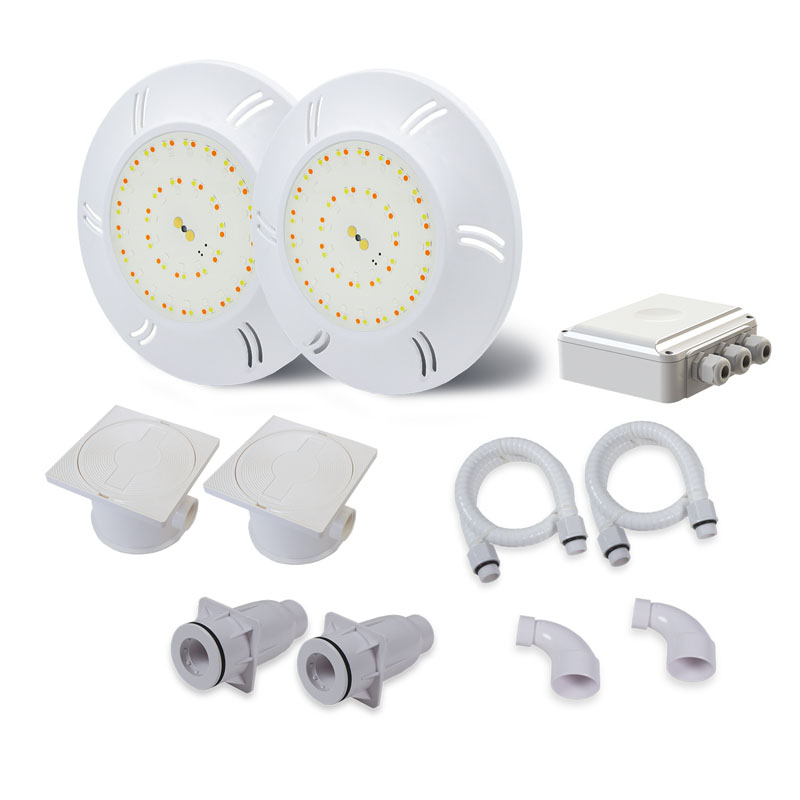 Set Poolbeleuchtung 2 LED mehrfarbig