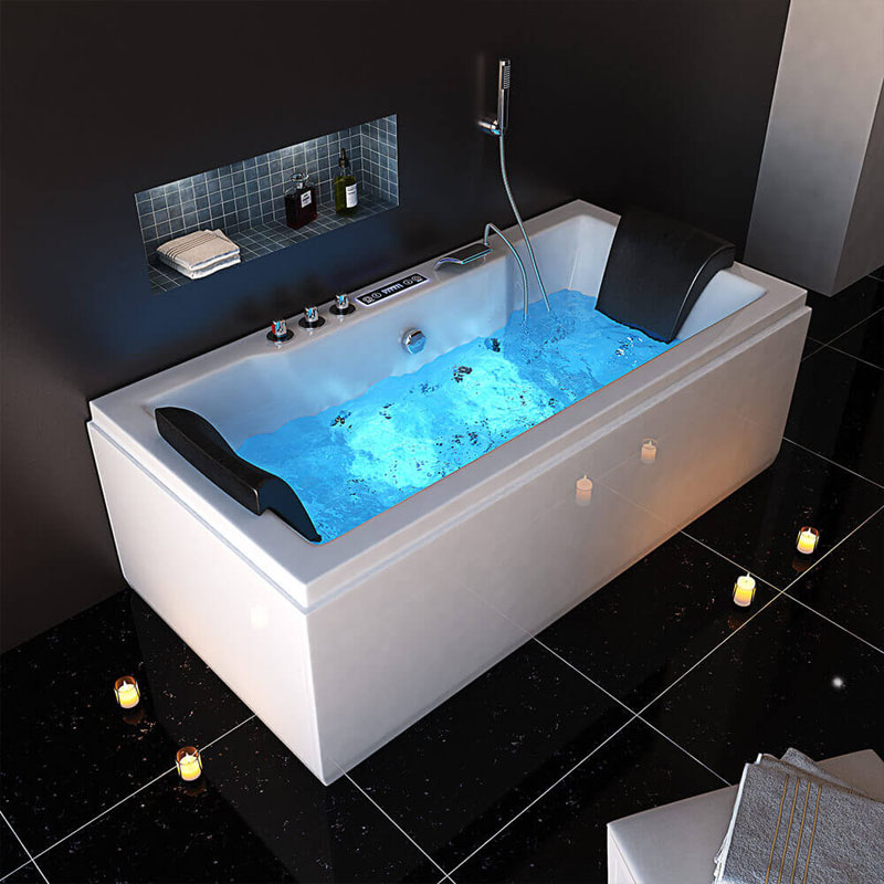 Laguna Pure M Whirlpool Badewanne mit Lichttherapie