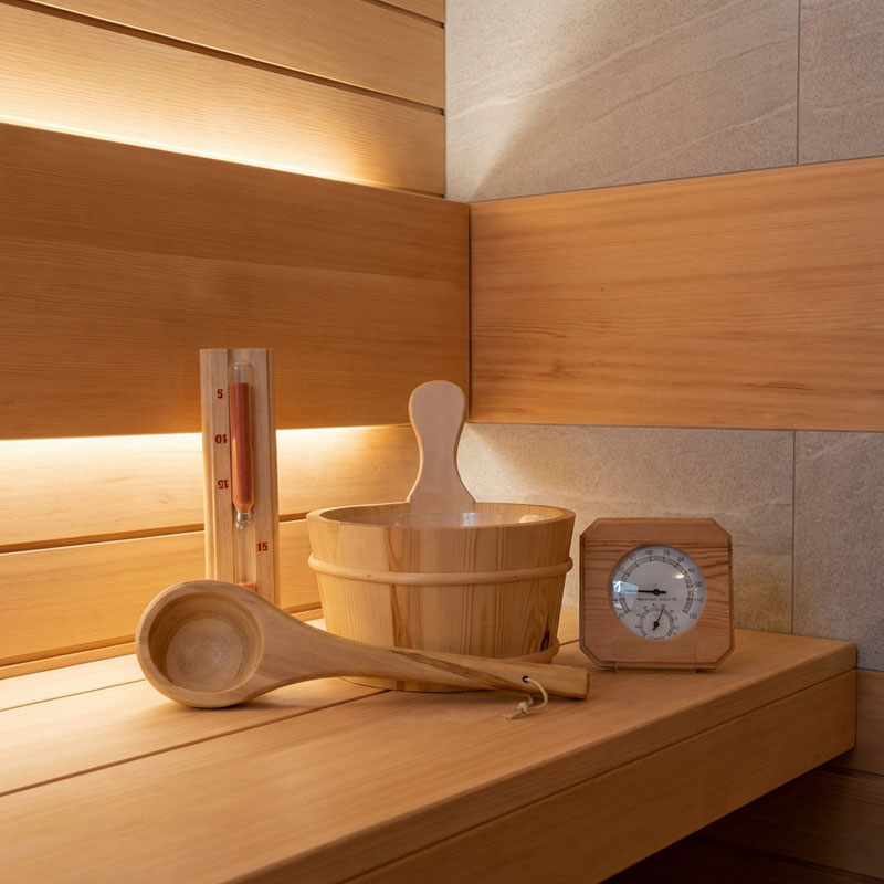 5 teiliges Sauna Zubehörset