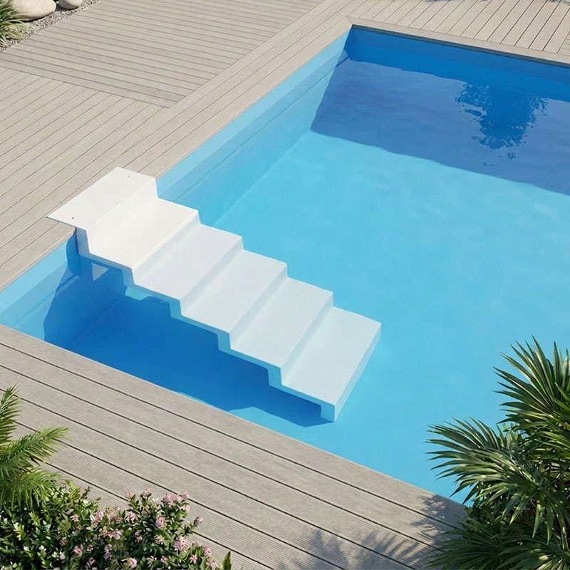 Isotherm-Pool Set Eleganz | 6,00 x 3,00 x 1,50 m | integrierte Treppe „Eleganz“ | wärmeisolierend & montagefreundlich