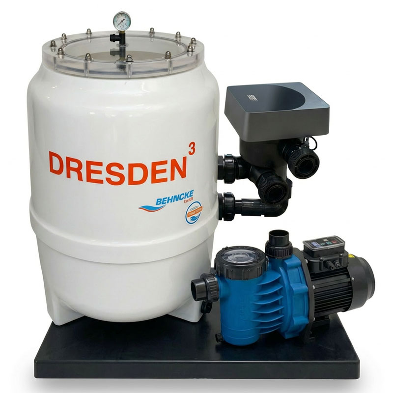 Sandfilteranlage Dresden mit iWash und Badu Alpha Eco Soft