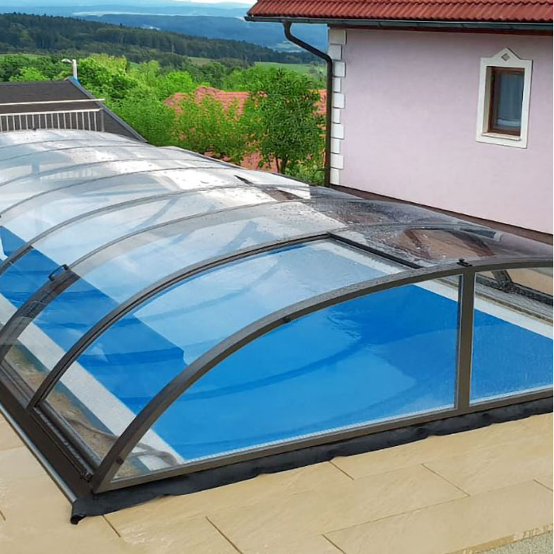 Mountfield Poolüberdachung Compact Clear K3 6,42 x 3,30 x 0,76 m