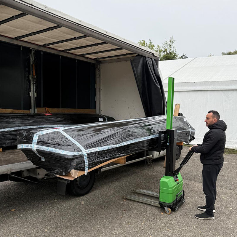 Aufpreis Gabelstapler Abladung Walter Aufrollvorrichtung