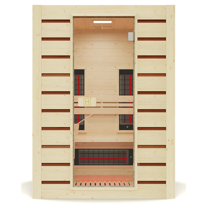 Hybridsauna Kombi 140 x 130 x 190 cm