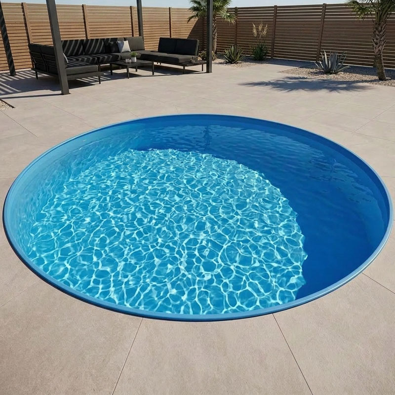 Stahlwandpool Rund | 3,00 x 1,20 m | robustes Stahlblech | einfach aufzubauen & ideal für Garten