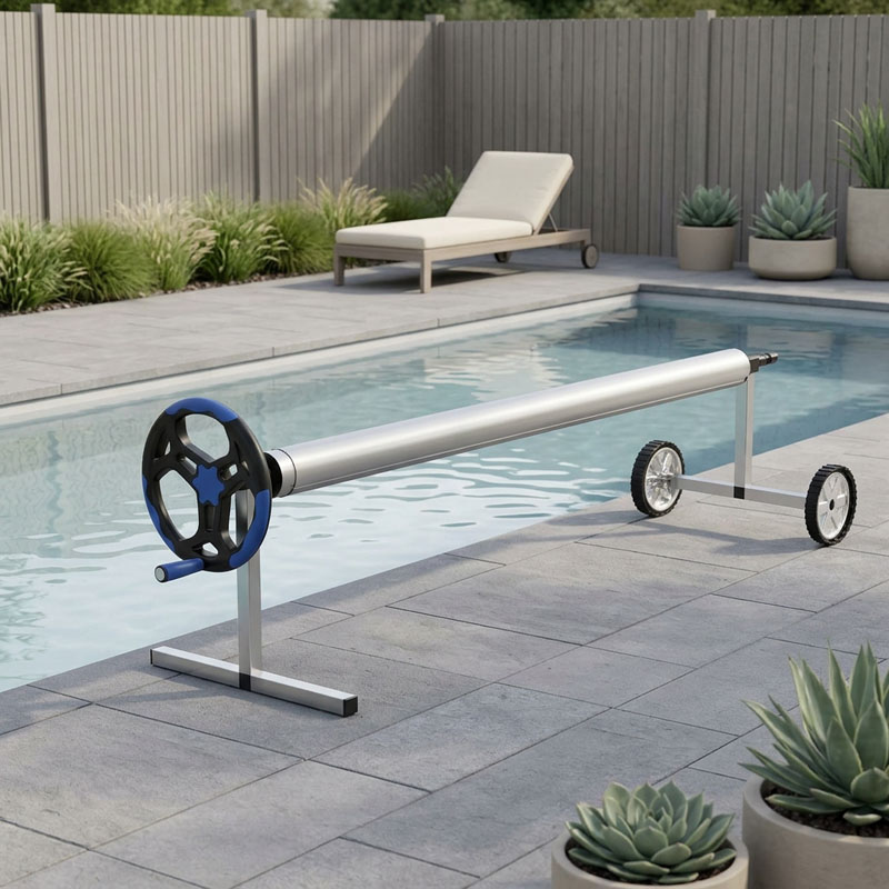 Poolfolie Aufroller Madrid fahrbar 3 - 6,3 m