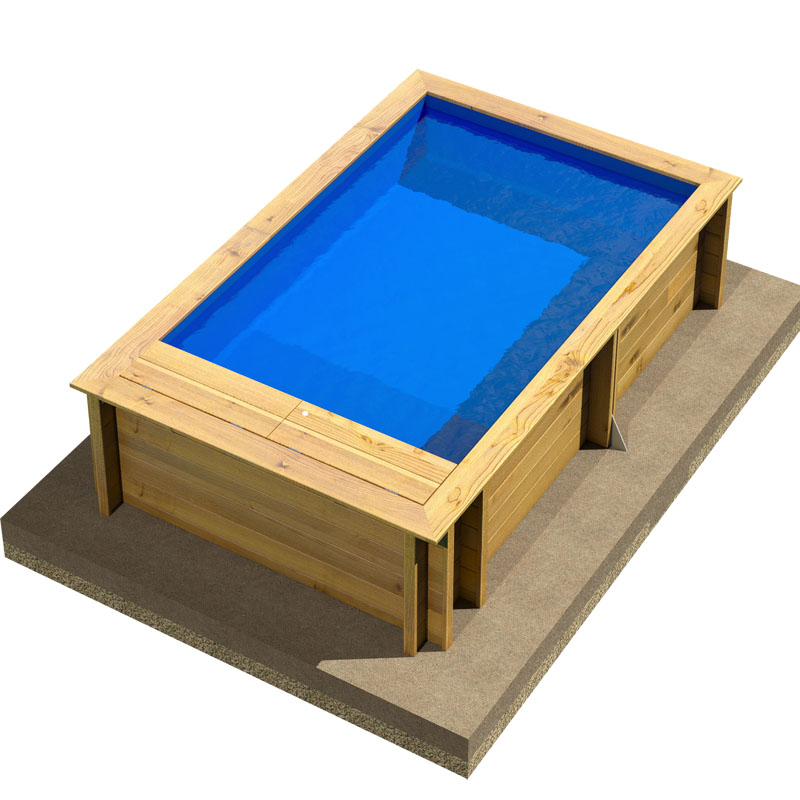 Procopi Kinderholzpool POOL´N BOX 3,70 x 2,40 x 0,76 m