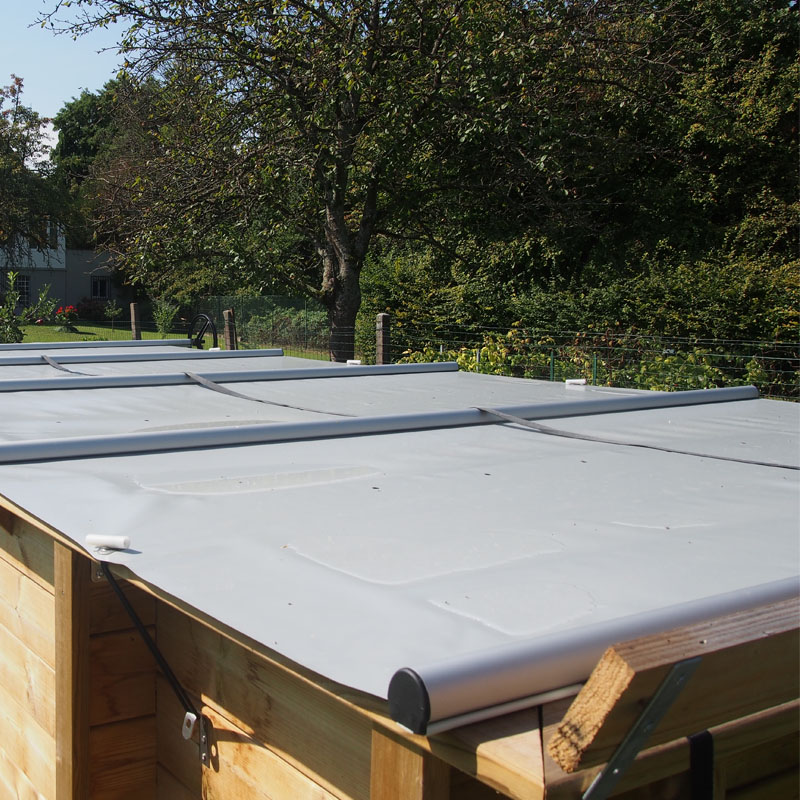 Walu Poolabdeckung Woodstar | Sicherheitsabdeckung Stangenabdeckung | individuelles Maß | Maximale Traglast & Kinderschutz