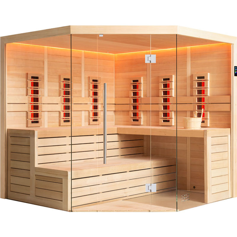 AWT Hybridsauna E1611C Hemlock 180 x 180 x 210 cm