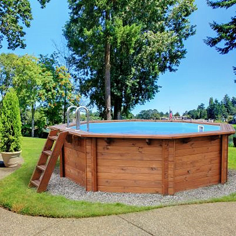 Holz Pool Einzelbcken