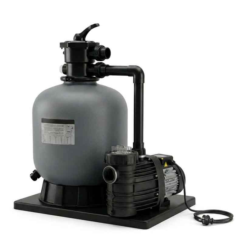 Sandfilteranlage PS II 500mm Top Mount mit Badu Top 8 | selbstansaugend | für Pools bis max. 40 m³  | Made in Germany Pumpe