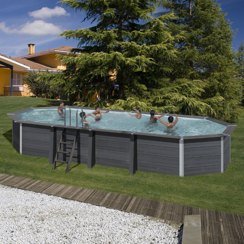 Gre Ovaler Composite Pool 804 x 386 x 124 cm