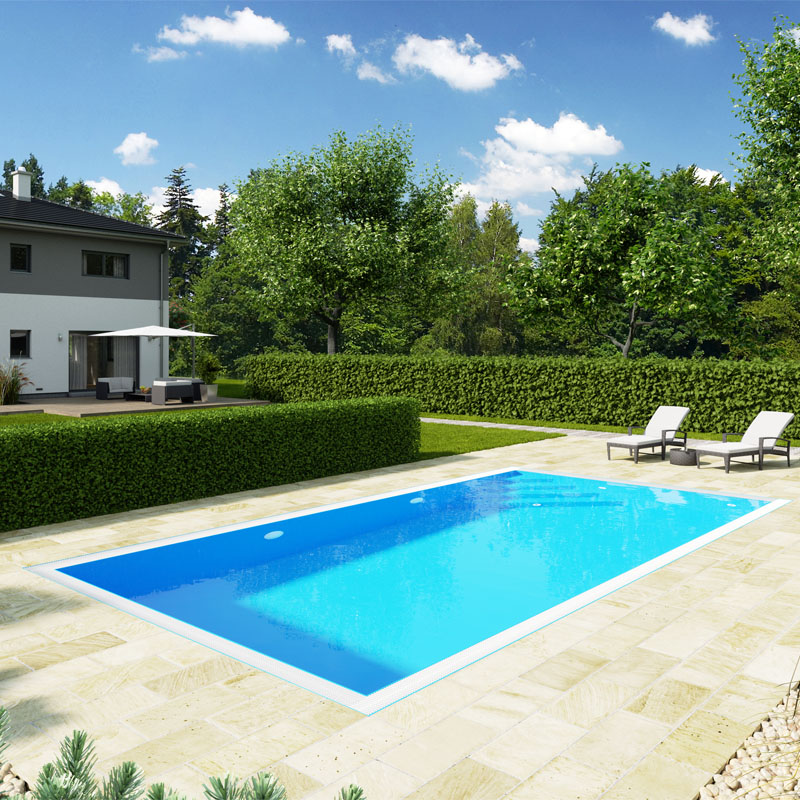 Albixon QBIG Benefit Plus Pool mit Überlauf 3,00 x 5,00 m