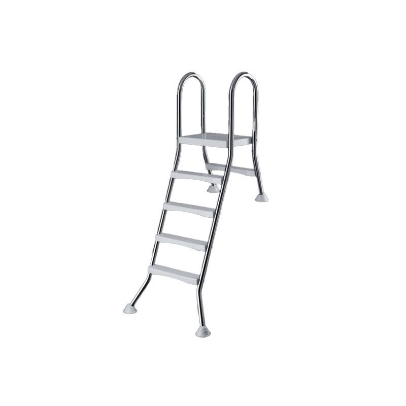 Ideal Eichenwald Hochbeckenleiter teileingelassene Pools Edelstahl V2A