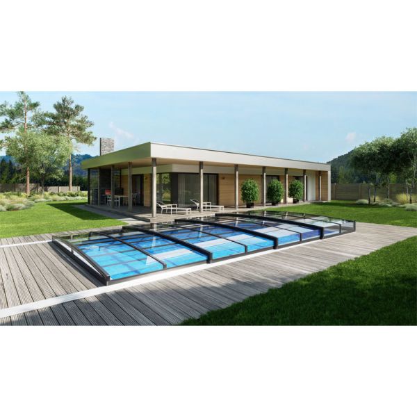 Albixon Poolüberdachung Casablanca Infinity B 442 x 850 cm