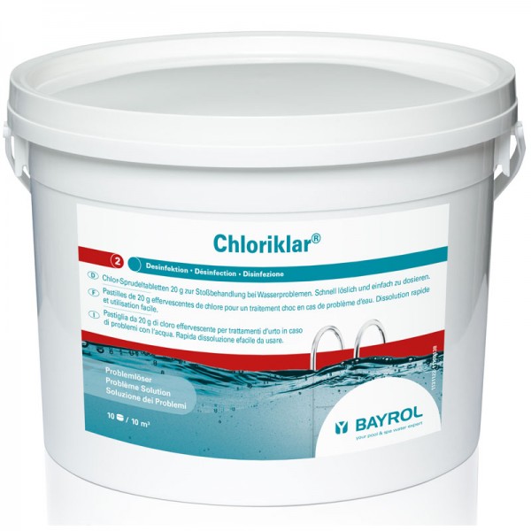 Bayrol Chloriklar 3 kg mit Clorodor Control Kapsel