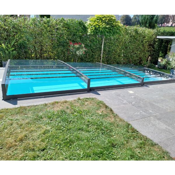 A1 Poolüberdachung Premium Duo 6,30 x 3,80 m