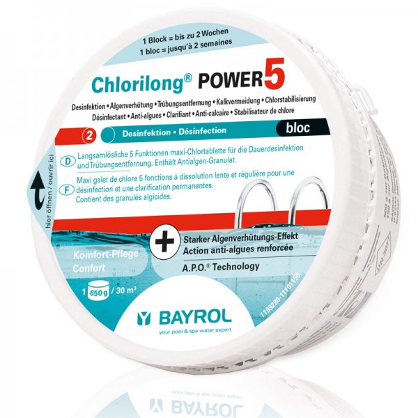 Bayrol Chlorilong Power 5 Bloc 0,65 kg