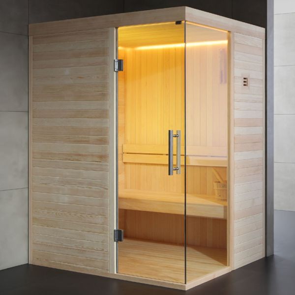 AWT Sauna E1804A Pinienholz 180 x 120 x 190 cm ohne Ofen