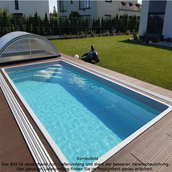 GFK Pool Pegas S 6,10 x 3,10 x 1,40 m